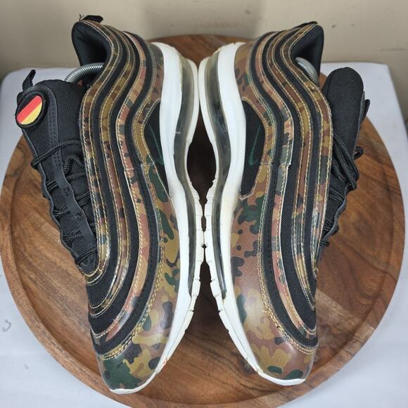 Nike Air max 97 Country Camo Germany Mens Green Camo Size 11 Shoes AJ2614-204 - Picture 6 of 10